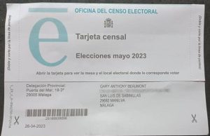 Timeline for British citizens voting in Spain’s 2027 municipal elections 2023 registration form